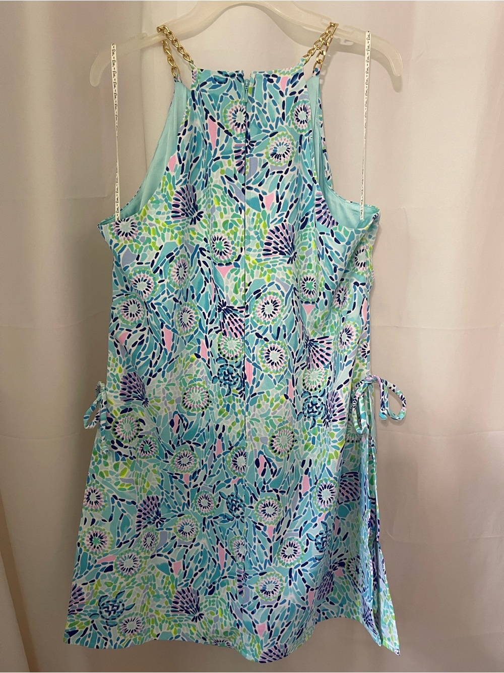 Lilly Pulitzer Engineered Pearl Romper in Blue Ibiza Open Water. (NWOT) 12 - Picture 7 of 7